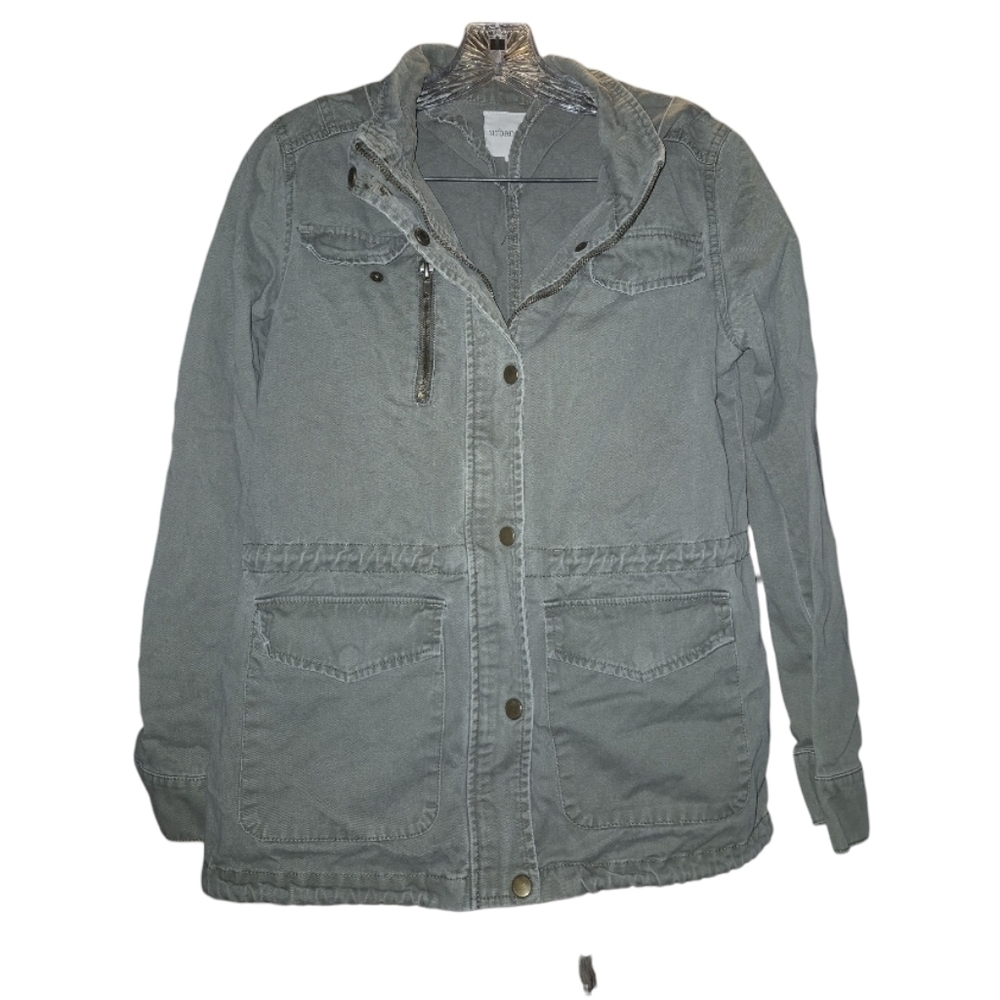 Urbanology Casual Green Utility Jacket